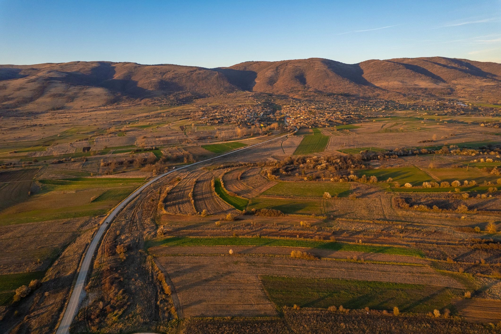 Agricultural fields representing commodity sourcing
